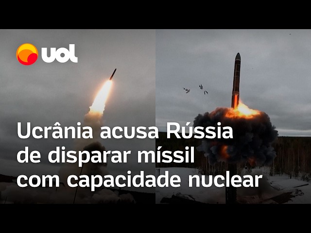 Rússia lança míssil balístico intercontinental (ICBM) pela 1ª vez na guerra, acusa Ucrânia; vídeo