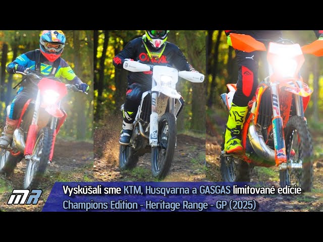 Vyskúšali sme limitované edície endúr KTM, Husqvarna a GASGAS (2025) - motoride.sk