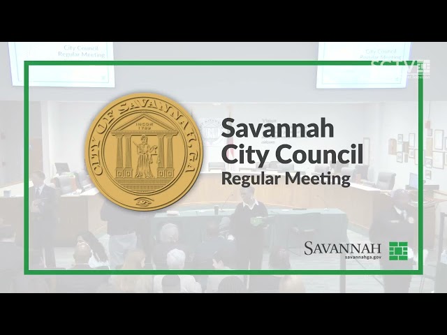 Savannah City Council Meeting: 11-7-24