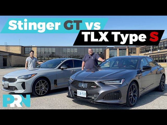 2023 Kia Stinger GT Elite vs 2023 Acura TLX Type S | TestDrive Showdown