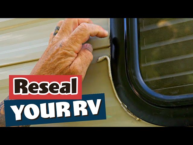 Trailer Repair.  Resealing Your Traveling Trailer from LEAKS.