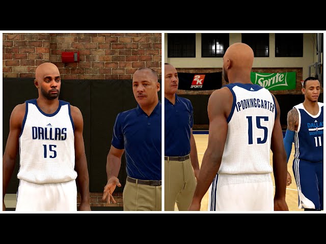 NBA 2K15 MY CAREER PS4 - The Tryout For Dallas Mavericks PG Spot! | iPodKingCarter