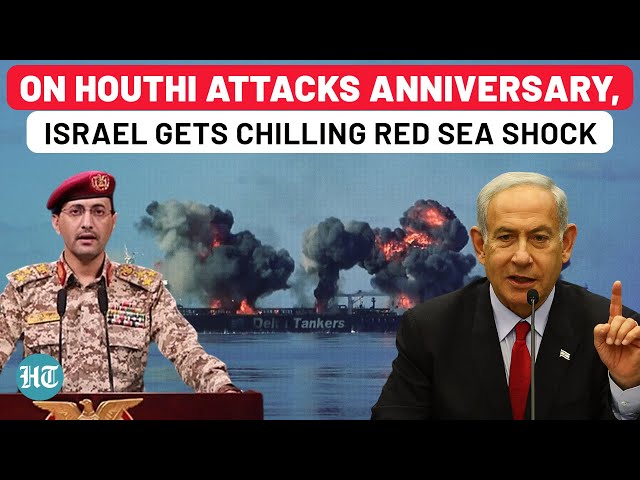 Houthis Go Ballistic On Red Sea Crisis Anniversary; Israel-Linked Ship Comes Under Attack Twice