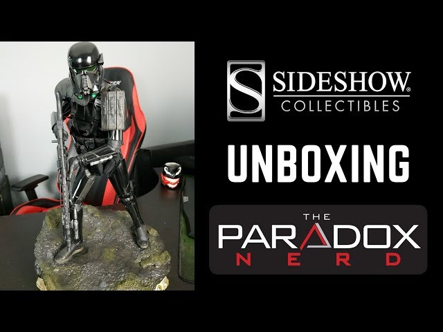 Sideshow Collectibles Death Trooper Specialist Premium Format Unboxing with close ups