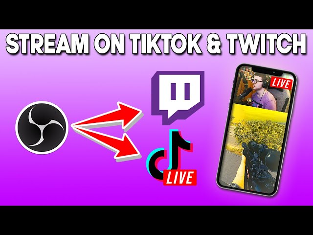 HOW TO STREAM GAMEPLAY ON TIKTOK! (Stream on TikTok and Twitch At The Same Time)