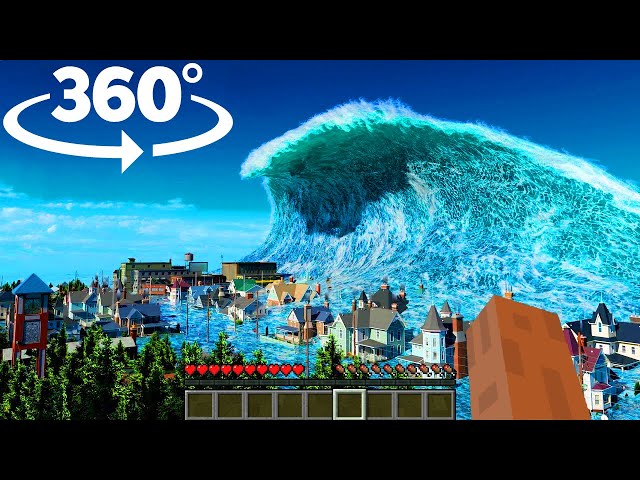 360° POV Realistic Biggest Tsunami