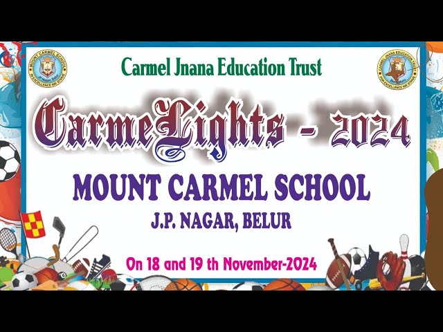 Day- 1 🏆✨ CarmeLight 2024 🏅🏃‍♀️ Sports Day at MCS Belur