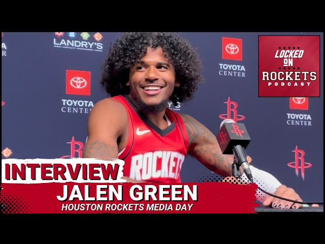 Jalen Green | Houston Rockets Media Day | 2024-2025 NBA Season