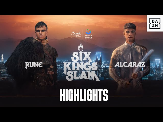 Six Kings Slam Highlights | Holger Rune vs. Carlos Alcaraz