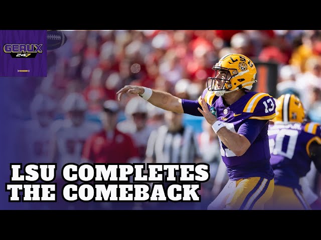 REACTION: LSU completes comeback win over Wisconsin