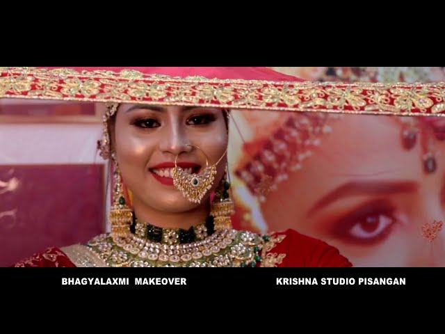 !! BHAGYALAXMI  MAKEOVER !!   !! RITIKA PANWAR !!  !!KRISHNA STUDIO PISANGAN !!