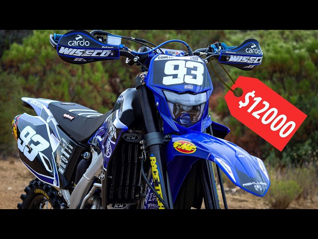 Incredible 4 stroke dirt bike build Yamaha WR450 - time lapse