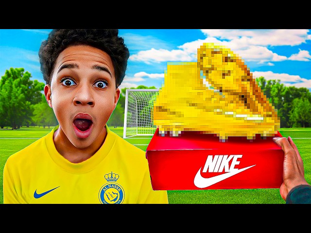 I Surprised Kid Ronaldo With His DREAM Football Boots