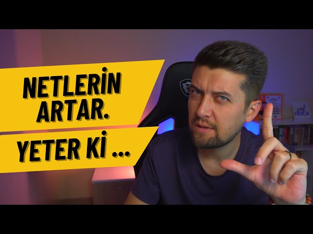 TYT NETLERİM ARTMIYOR! Netlerin Artar, Yeter ki...