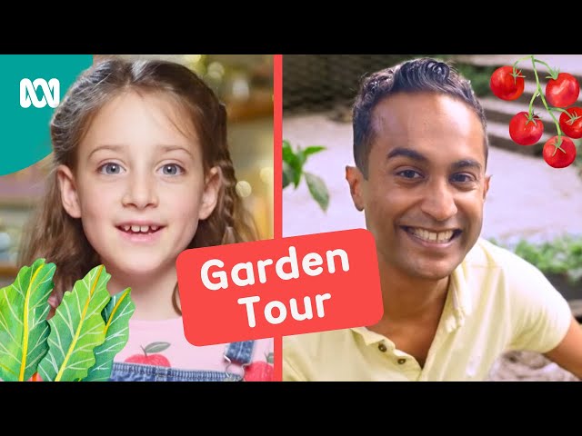 Jeremy Fernandez GARDEN TOUR! 🥕 | Gardening Australia Junior