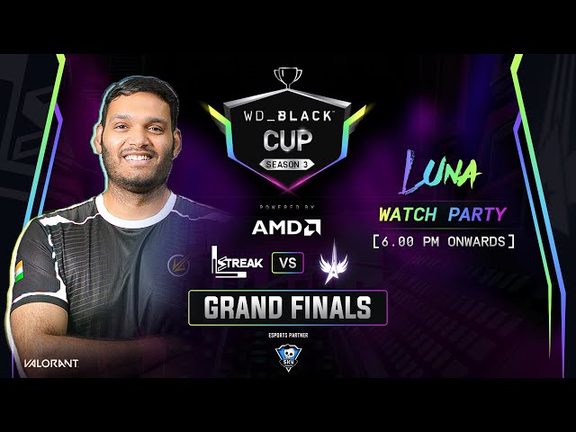 WATCH PARTY | HINDI | WD BLACK CUP 3 | LUNA | GRAND FINALS | ASTERIA vs L STREAKS