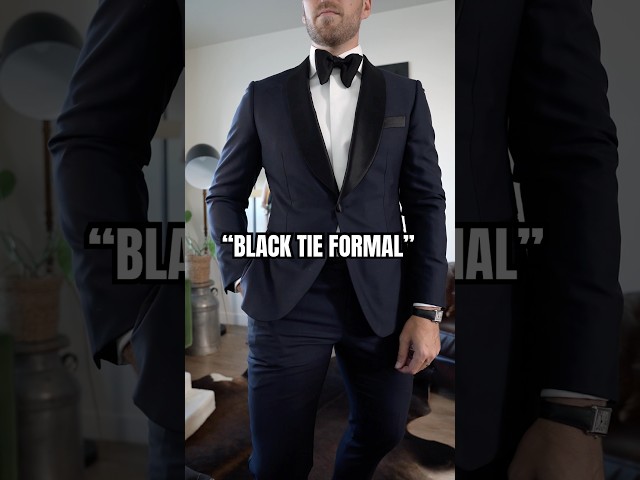 How to dress: Black Tie Formal