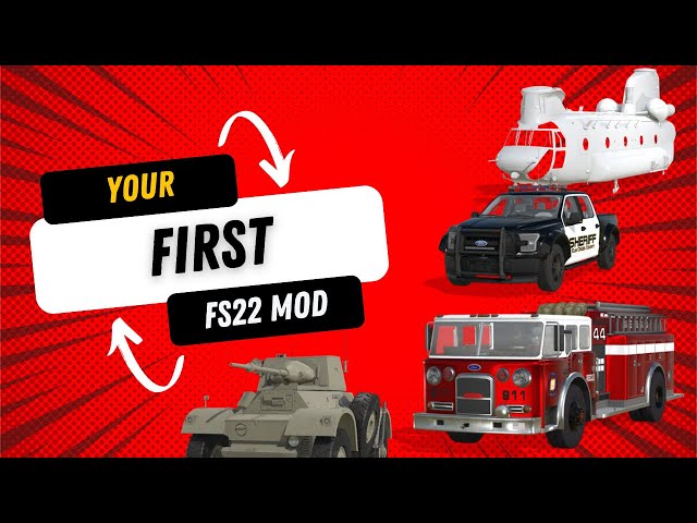 🥇Your 1st Mod for Farming Simulator 22 - Walkthrough / Tutorial