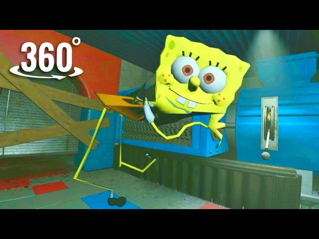 Spongebob and Poppy Playtime 360 VR Crossover