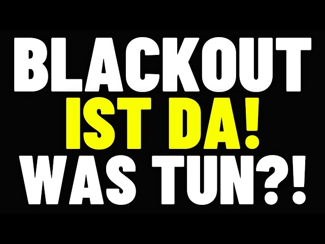 BLACKOUT IST DA! WAS TUN? 😨 KRISENVORSORGE DOKU - BLACKOUT IN DEUTSCHLAND | 7 TAGE BLACKOUT