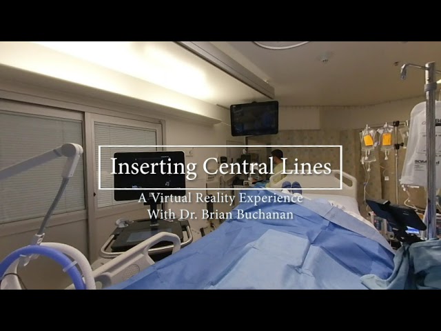 Inserting an Internal Jugular Central Line - IN VIRTUAL REALITY!!!!