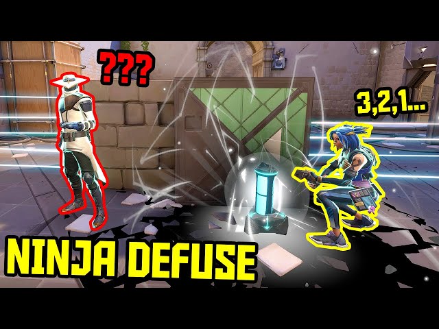 Ninja defusing while noone's watching...