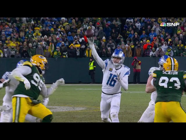 The Lions end the Packers season with some trickery!