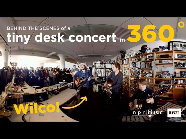 Behind The Scenes At The Tiny Desk in 360˚: Wilco