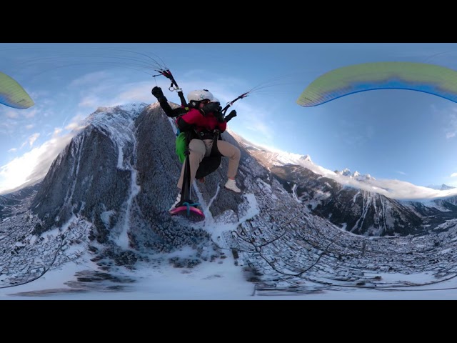 Paragliding VR in Chamonix France