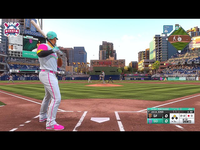 MLB The Show 23 San Francisco Giants vs San Diego Padres - Gameplay PS5 60fps HD