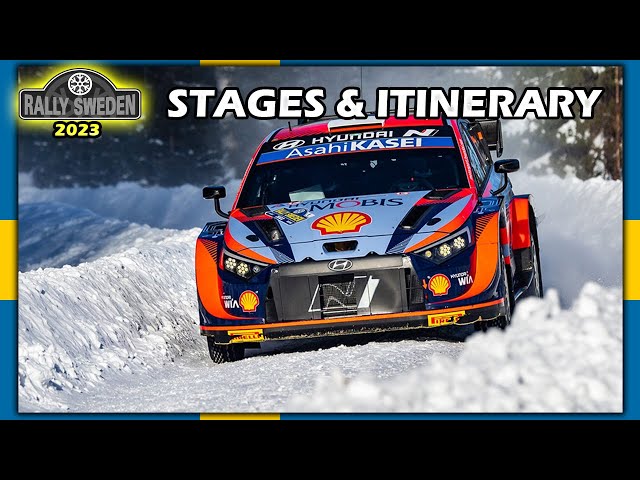 Rally Sweden 2023 : Stages