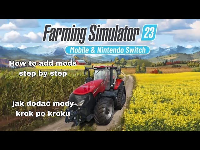 how to add mods fs23 step by step / jak dodać mody do fs23 krok po kroku (toplu link)