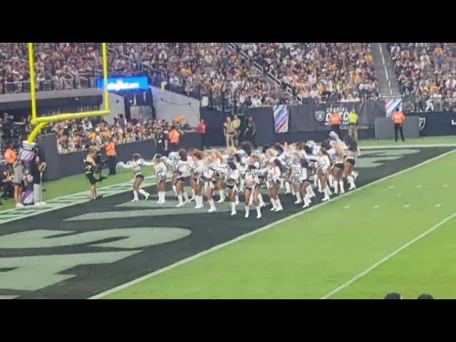 Raiderette's doing what Raiderette's Do!!!