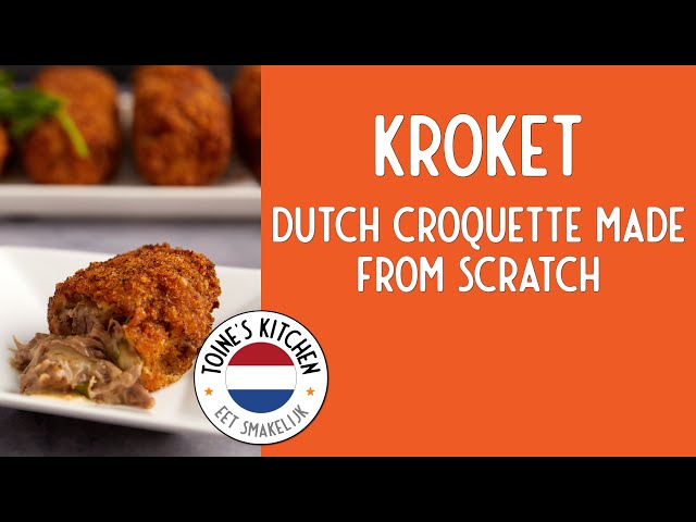 How to make Kroket: Dutch Beef Croquette from scratch