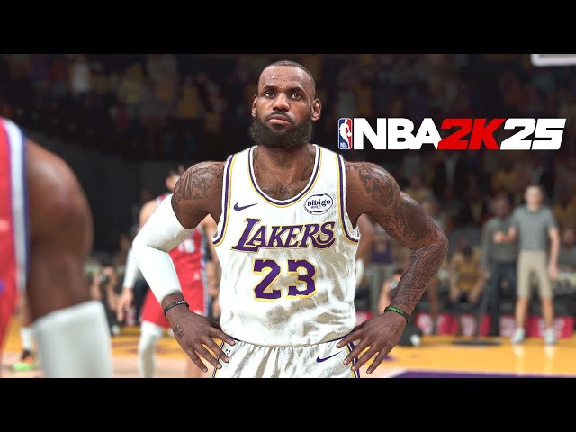 NBA 2K25 | SIXERS vs LAKERS | FULL CONCEPT GAMEPLAY | K4RL