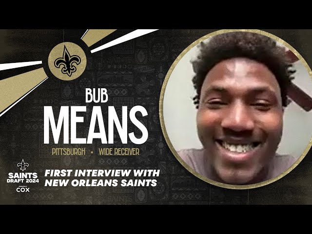 2024 NFL Draft: Bub Means' first interview with New Orleans Saints