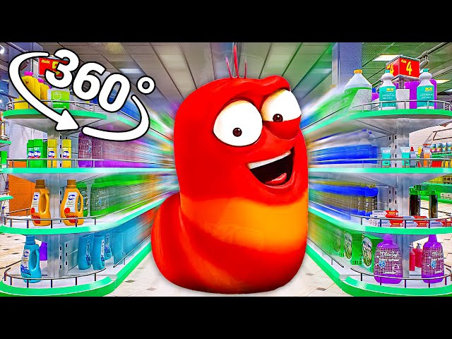 Red Larva oi oi oi - Supermarket in 360° Video | VR / 8K | ( Red Larva oi oi oi meme )