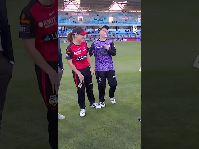 She called heads for a bat flip 🤣 #cricket #WBBL10