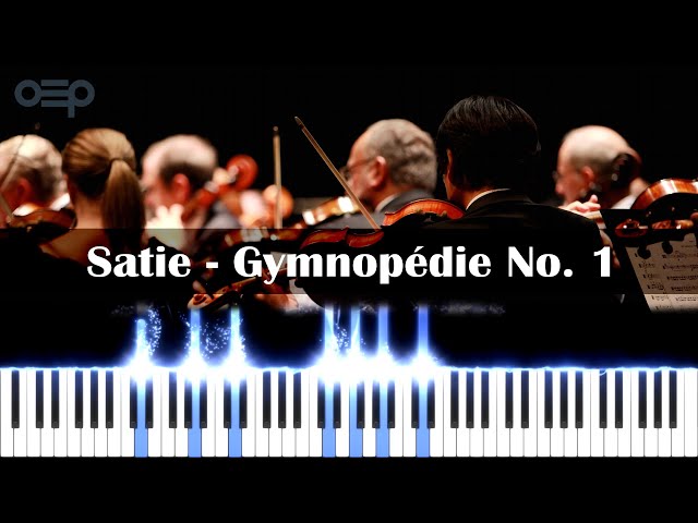 Satie - Gymnopédie No. 1 (orch. U. Langsrud) | Classical Music with MIDI Visualizer 4K