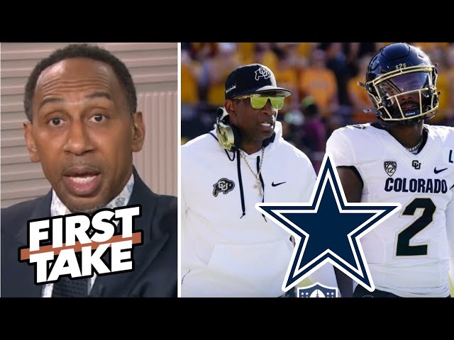 FIRST TAKE | Stephen A.: "I would be shocked if Deion & Shedeur as HC & QB of the same team in NFL"