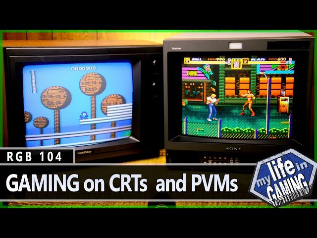 Gaming on CRT Televisions, PVMs and BVMs :: RGB104 / MY LIFE IN GAMING