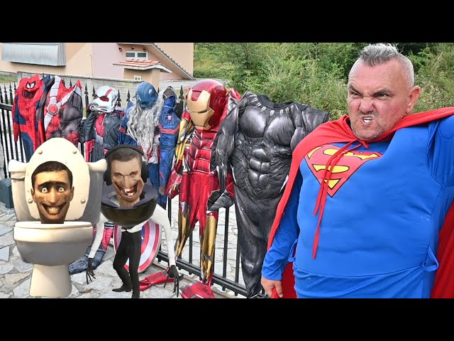 Superheroes vs Skibidi Toilet 4