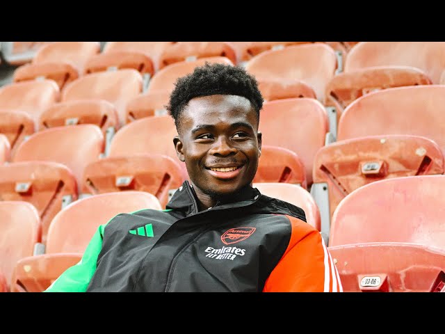 BUKAYO SAKA | On facing Inter Milan, UCL, Odegaard, captaining the side, Edu & more