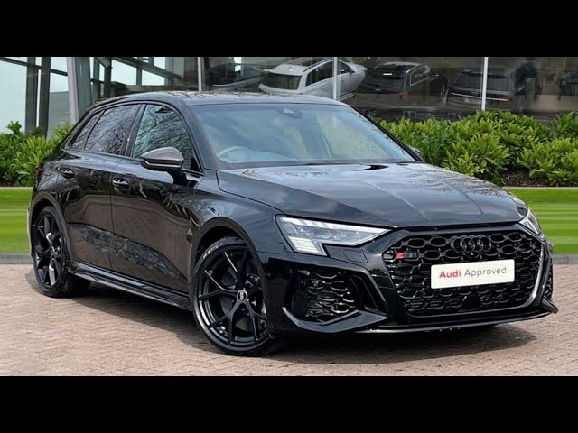 2022 Approved Used Audi RS3 2.5 TFSI Carbon Black Sportback S Tronic quattro | Stoke Audi