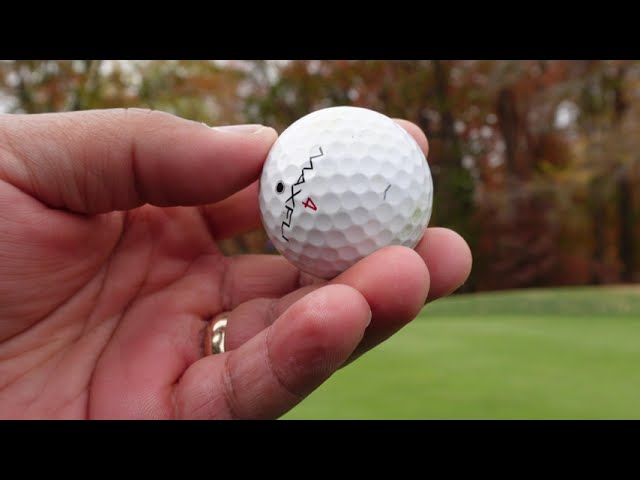 Maxfli Tour X golf ball - On course review. Is this the best ball for winter golf?