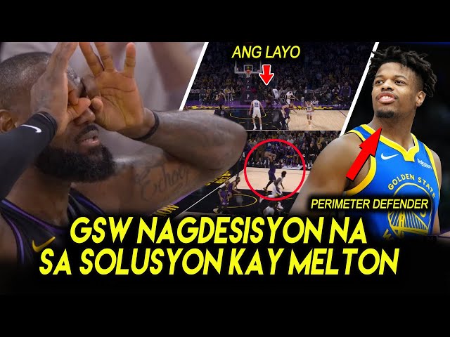 WHOLE COURT PASS NI LEBRON AT DAVIS NAGVIRAL! GSW NAGDESISYON NA SA TRADE MATAPOS MAWALA SI MELTON!