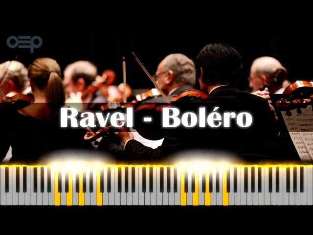 Ravel - Boléro (BBC Symphony Orchestra VST) with MIDI Visualizer 4K | Classical Music