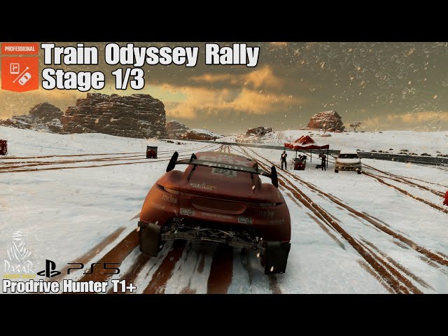 Dakar Desert Rally - Train Odyssey Rally 244Km Stage 1/3 Professional Mode - Hunter T1+ [4KPS5]