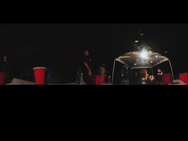 Beer Pong at Camp in 360