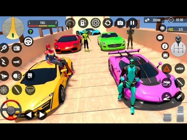 Impossible Car Stunt Game 3d - Insane Car Stunts On Mega Ramp! (superhero Car Games)